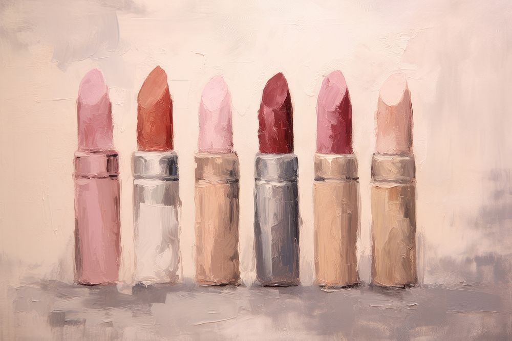 Close up pale lipsticks cosmetics dynamite weaponry.