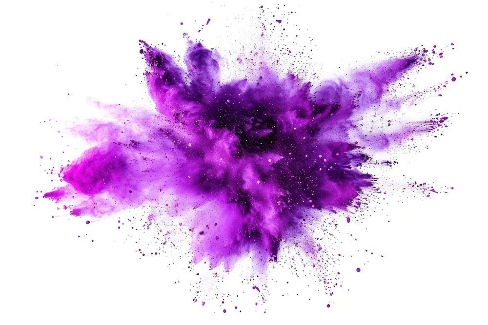 Holi paint color powder festival purple fireworks bonfire.