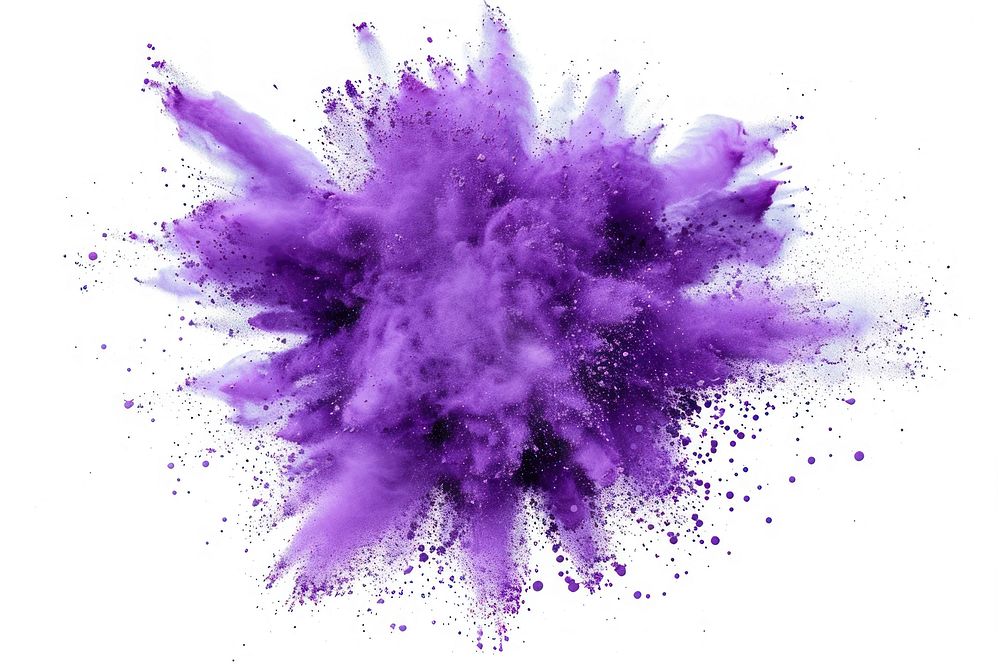 Holi paint color powder festival purple blossom animal.
