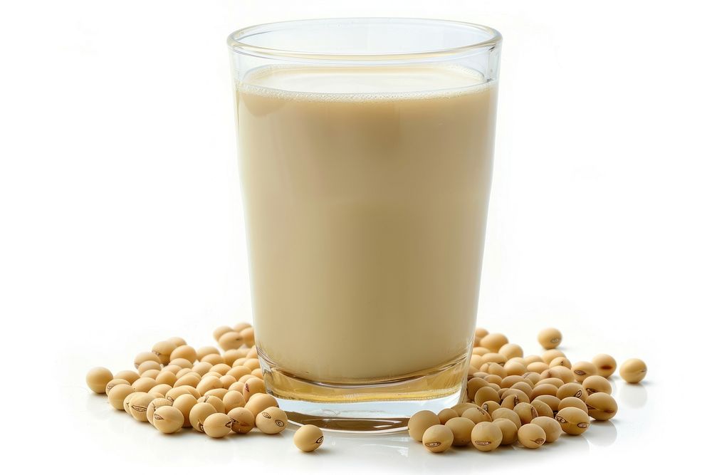 Soy milk soy vegetable beverage.