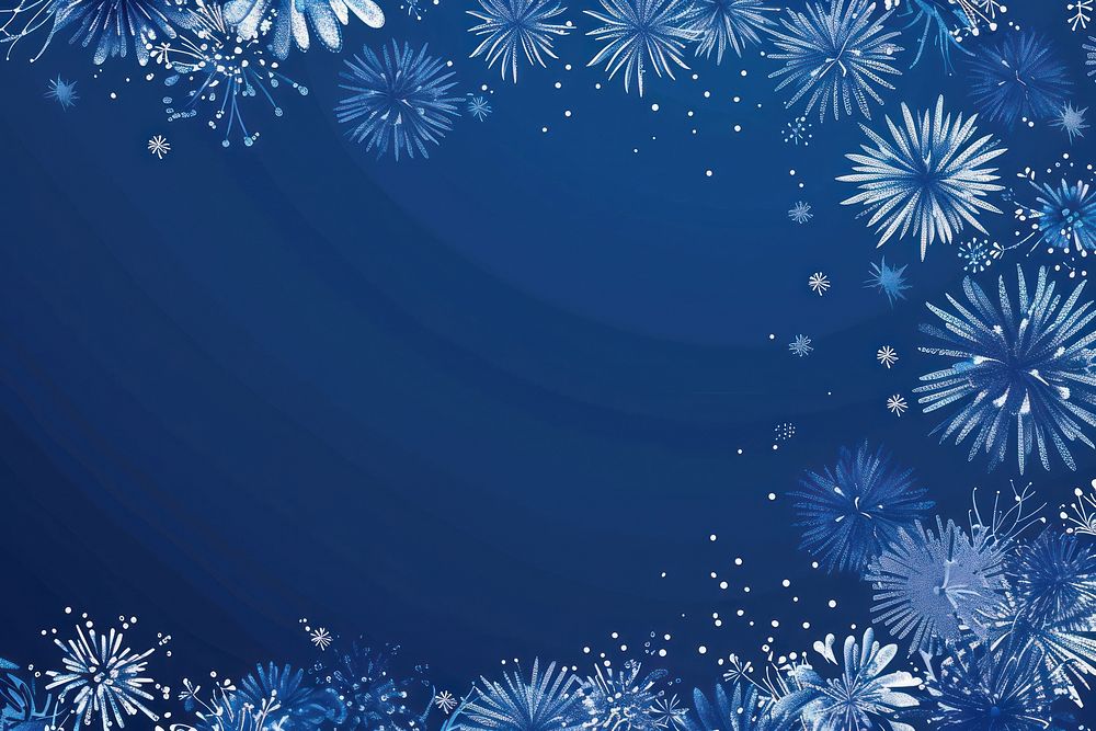 Fireworks top border on solid background backgrounds outdoors azure.