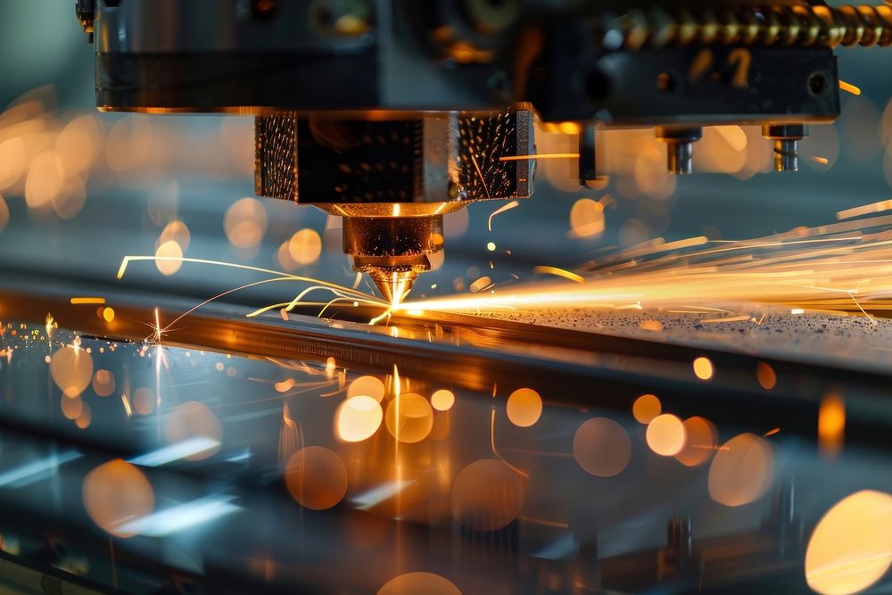 Laser cut machine manufacturing architecture metalworking.