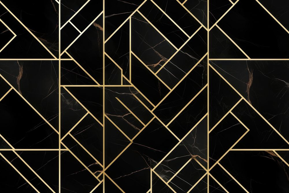 Black gold tile pattern.