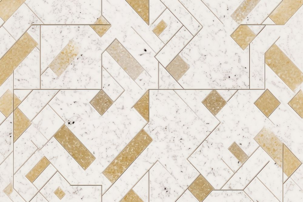 Glitter geometric tile pattern flooring indoors interior design.