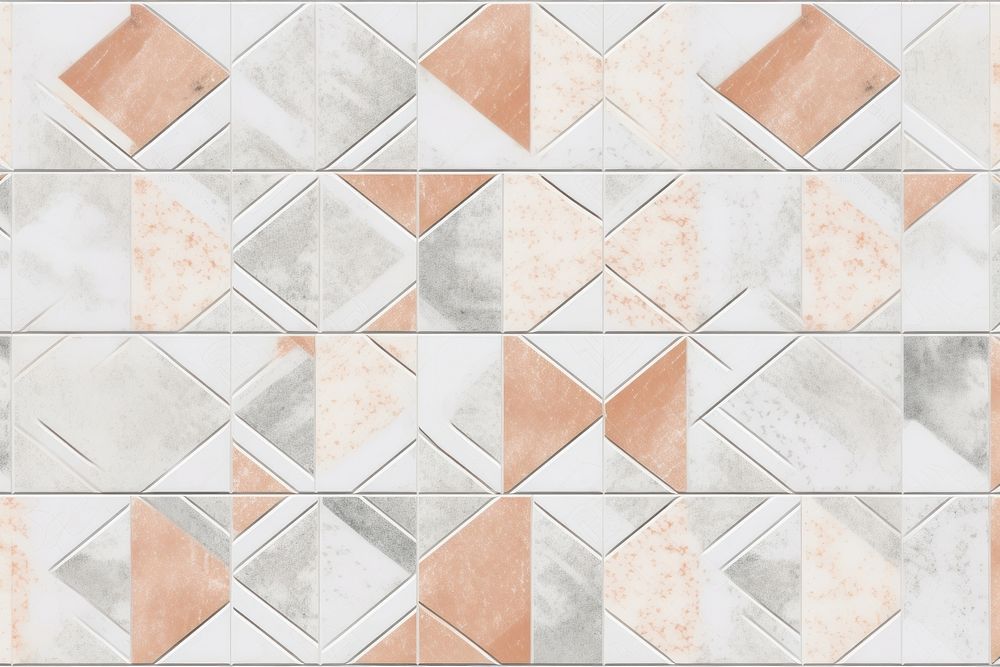 Glitter geometric tile pattern architecture building floor.