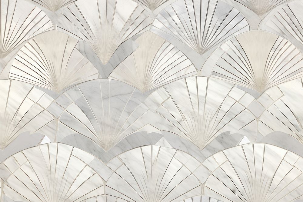 Fan geometric tile pattern architecture vault ceiling.
