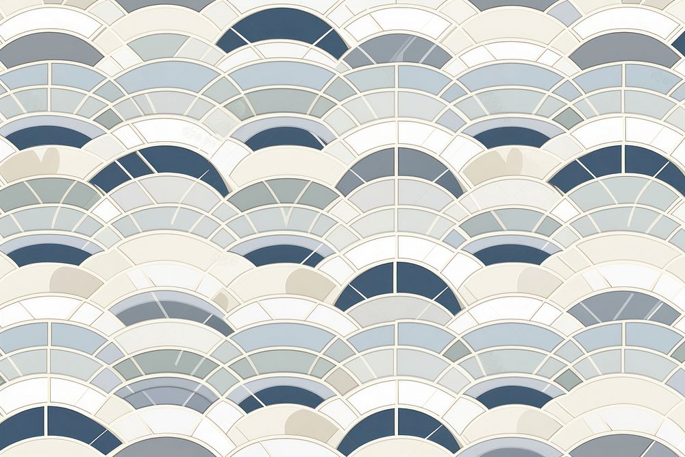 Japanese wave tile pattern architecture building housing.