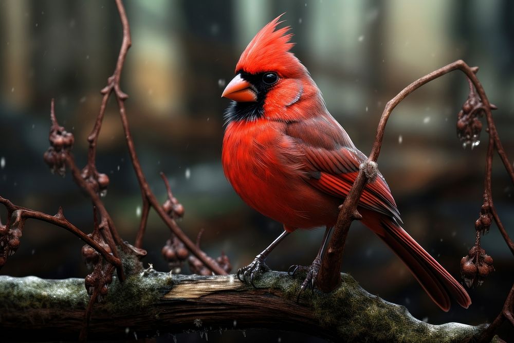 Cardinal animal bird.