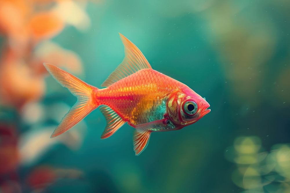 Cardinal Tetra Fish fish goldfish animal.