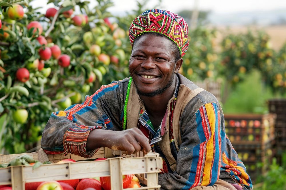 Black South African man farmers clothing apparel female.