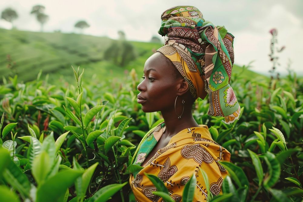 Black South African woman farmers clothing apparel female.