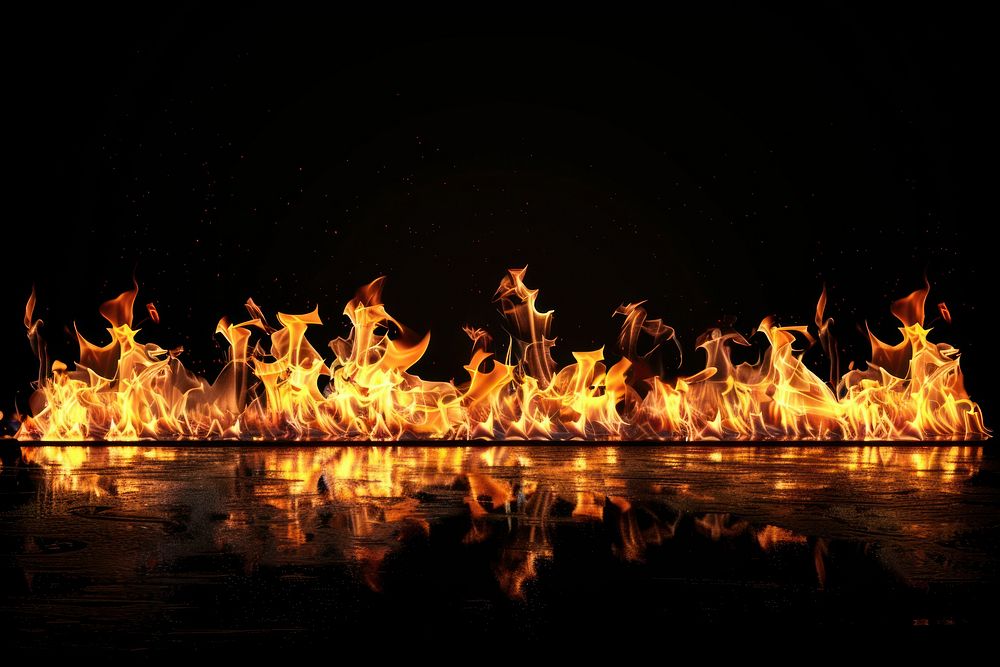 Burning fires flame recreation dancing bonfire.