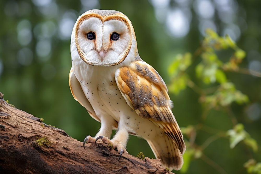 Barn owl animal bird.