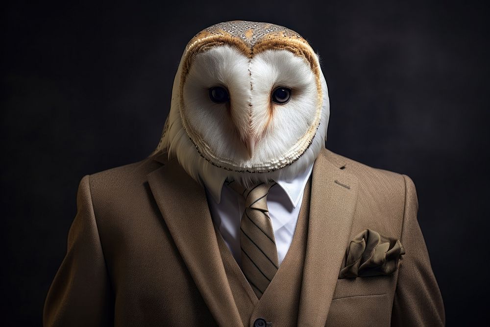 Barn owl clothing apparel animal.