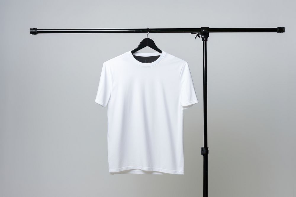 T-shirt hanger electronics clothing.