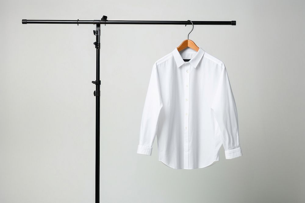 Hanger shirt furniture clothing.