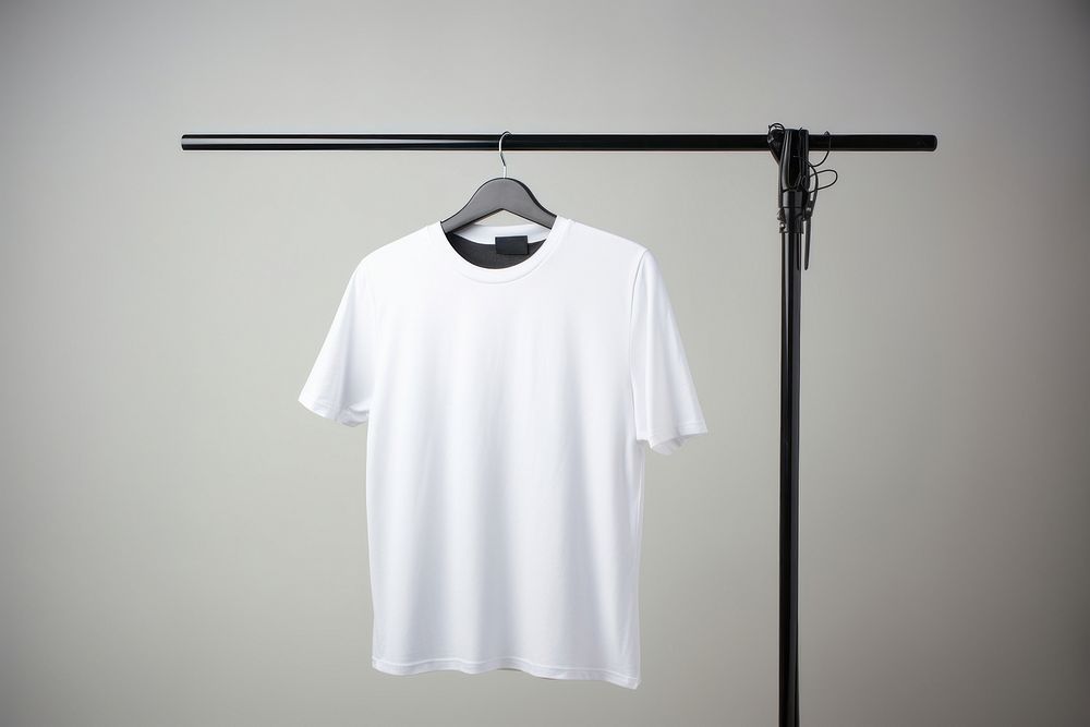 T-shirt hanger clothing apparel.