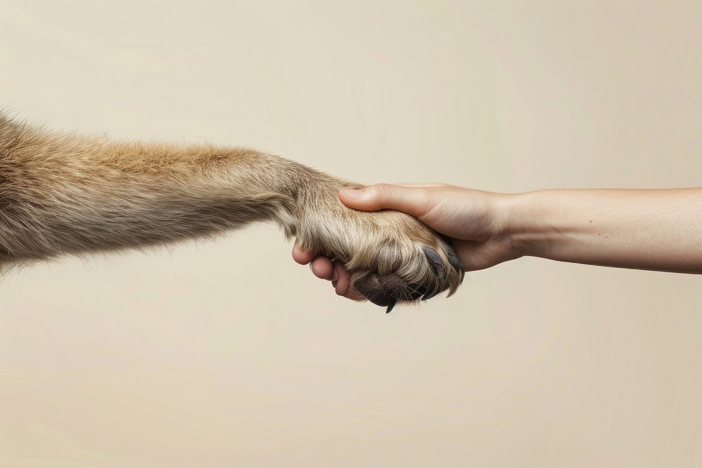 Sloth hand shaking leg human electronics hardware.