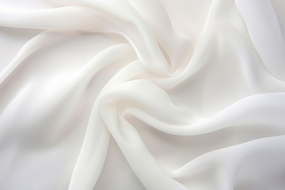 Chiffon white silk.