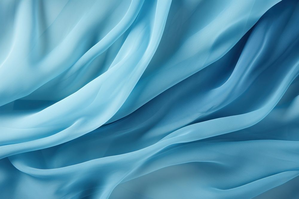 Chiffon blue silk.