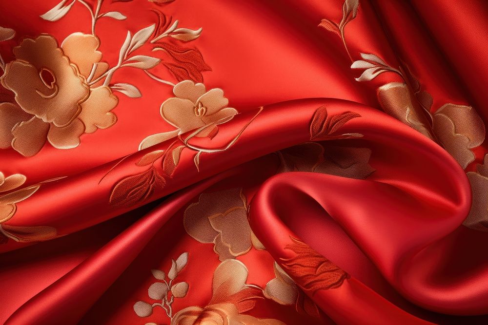 Chinese pattern satin velvet silk.