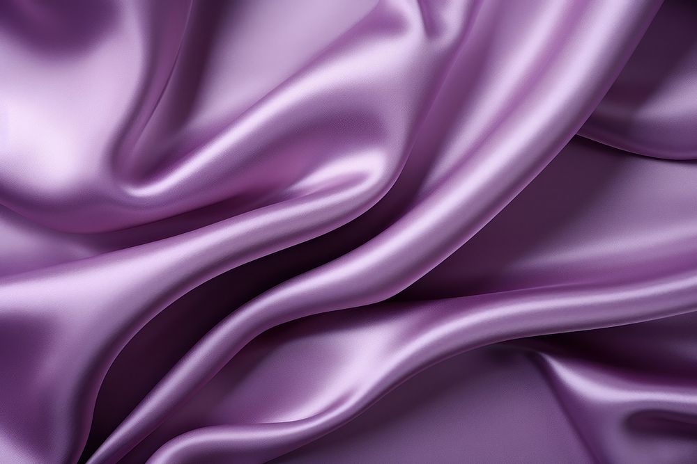 Satin purple silk.