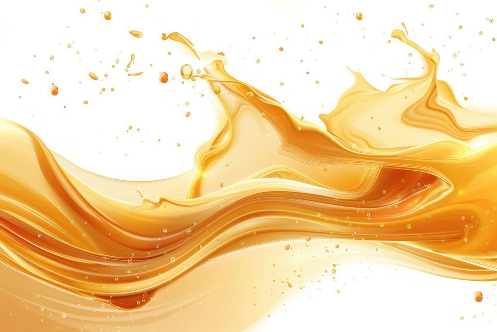 Caramel colored splash graphics jacuzzi art.