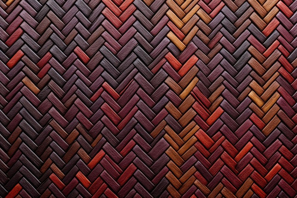 Top view photo of a herringbone pattern texture weaving person.