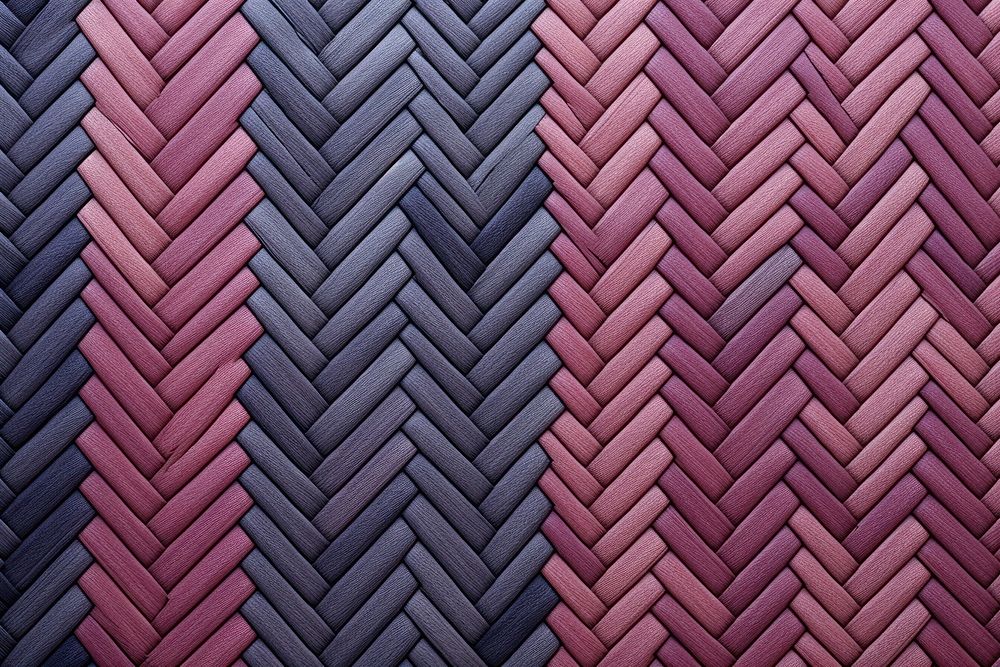 Top view photo of a herringbone pattern texture clothing weaving.