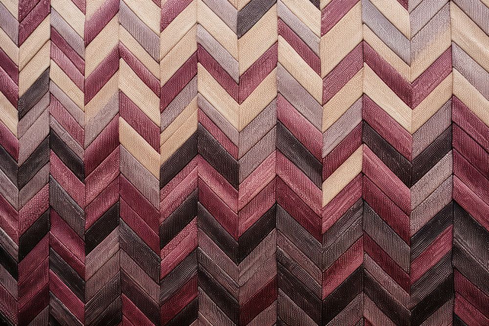 Top view photo of a herringbone pattern texture indoors maroon.