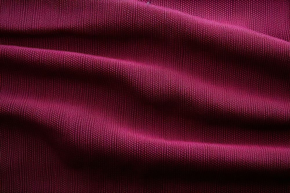 Top view photo of a plain fabric texture velvet maroon person.