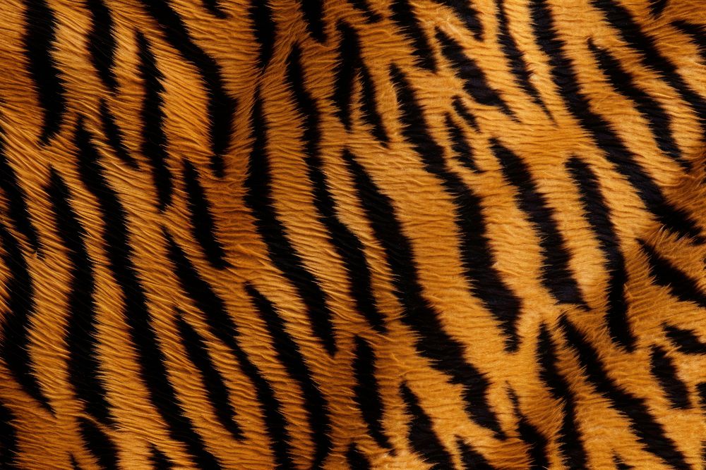 Top view photo of a tiger pattern texture clothing wildlife.
