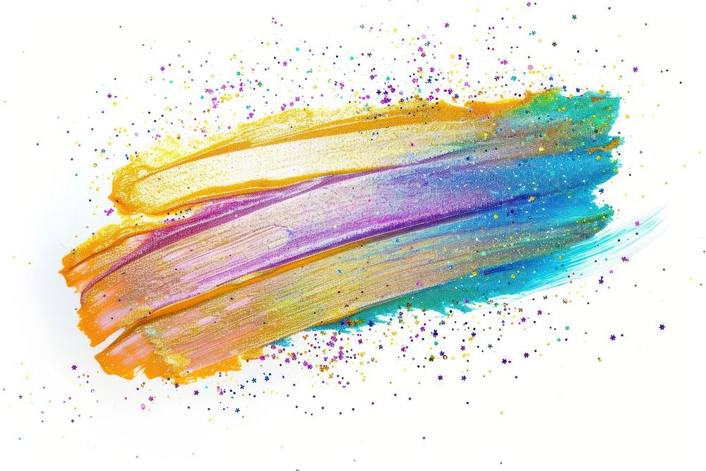 Yellow brush strokes backgrounds confetti paint.