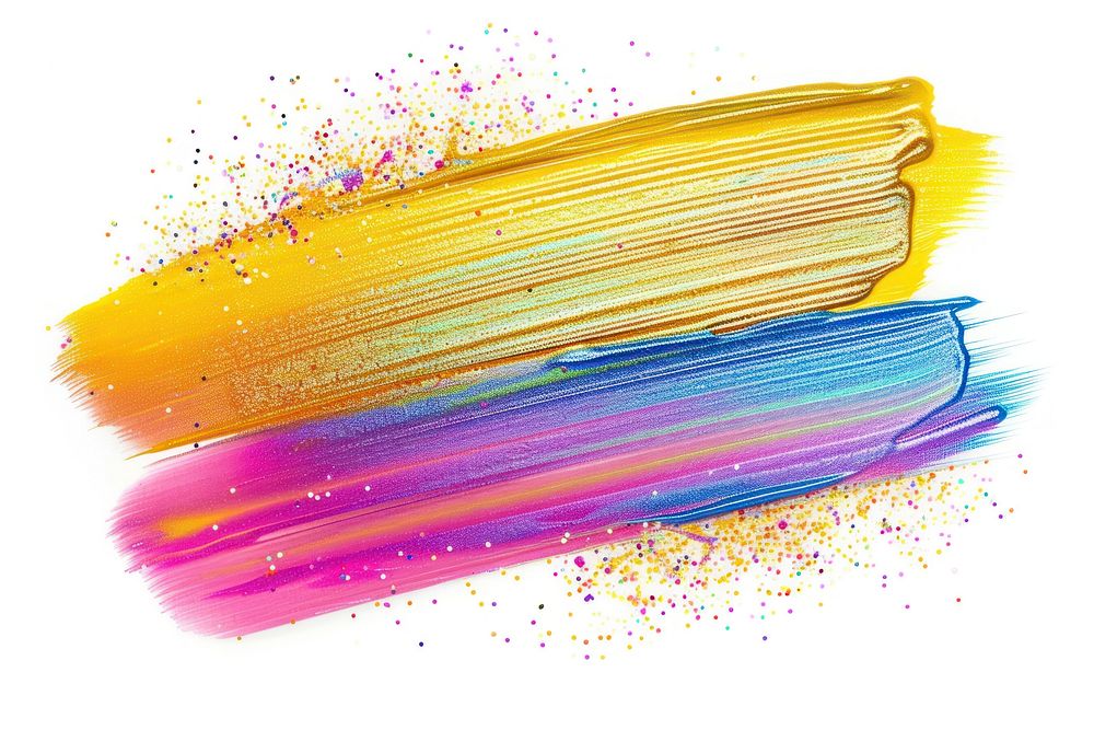 Yellow brush strokes backgrounds confetti paint.