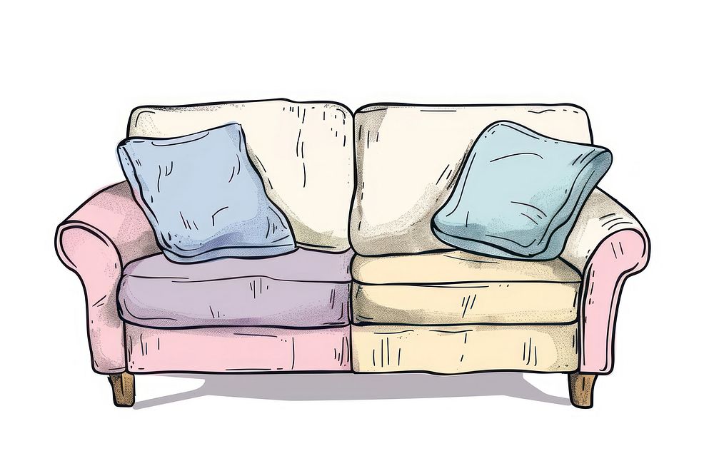 L sofa furniture cushion pillow.