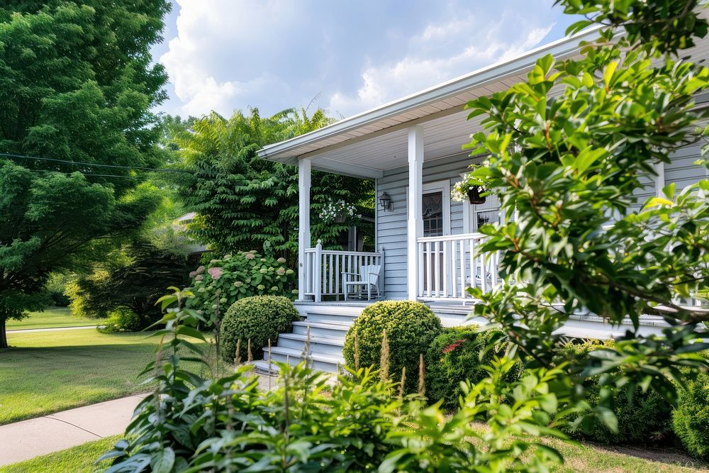 Beige siding house exterior architecture | Free Photo - rawpixel