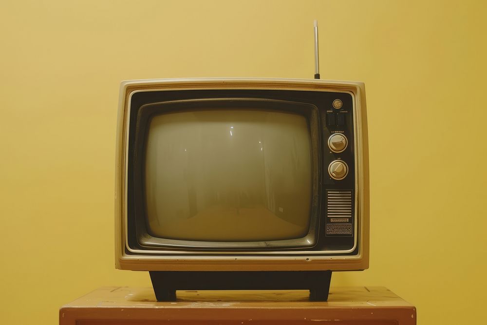 Vintage tv electronics television hardware. Free Photo rawpixel