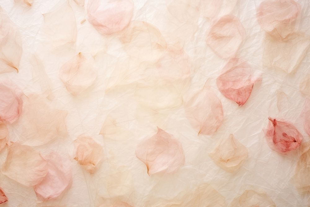Beige mulberry paper petal backgrounds textured.