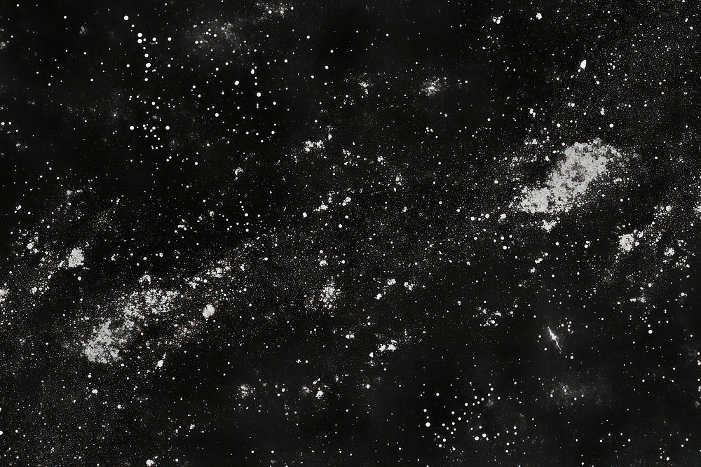 Space border photocopy stipple texture background universe night.