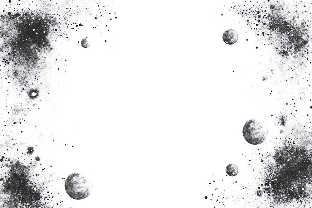 Space border photocopy stipple texture background white illustration.