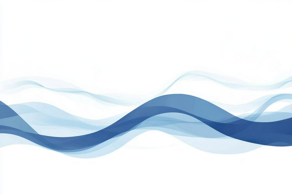 Simple waves vector illustration graphics design.