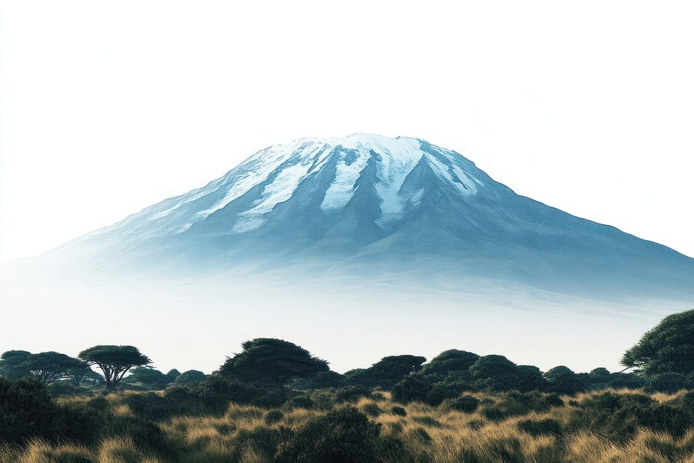 Mount Kilimanjaro in Tanzania landscape outdoors mountain.