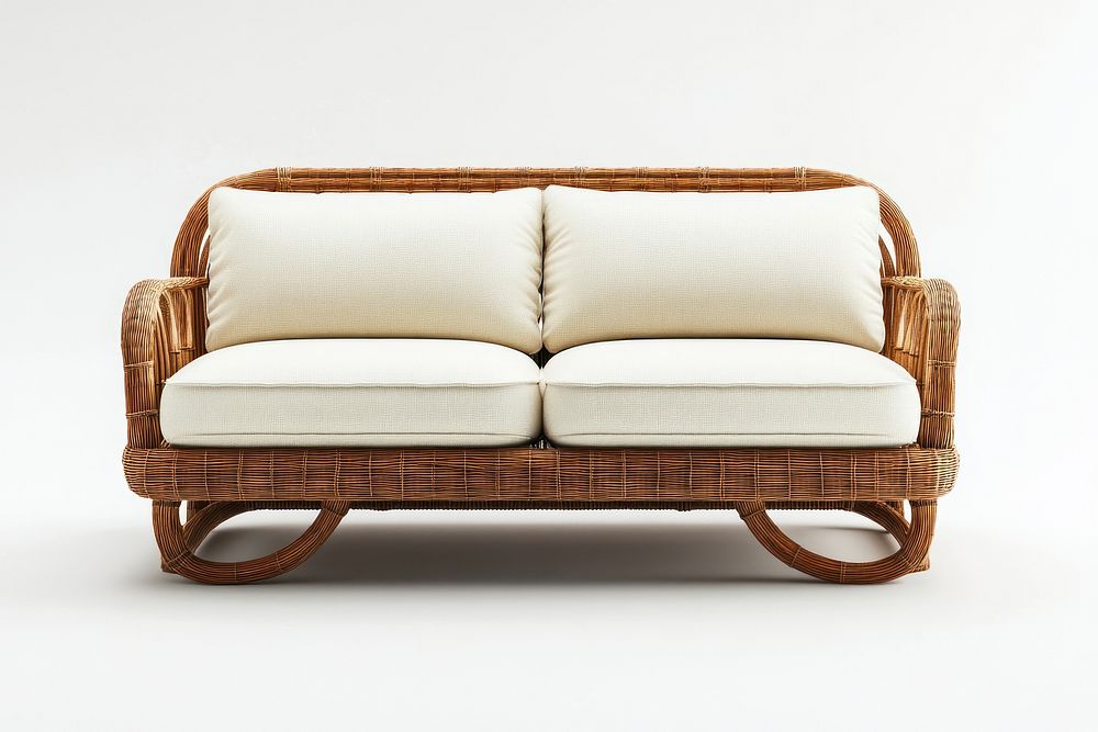 Sofa furniture cushion rattan.