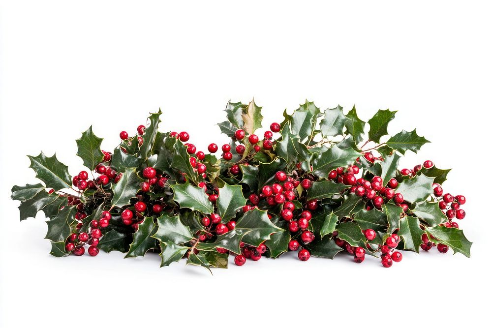 Holly christmas festive leaves.