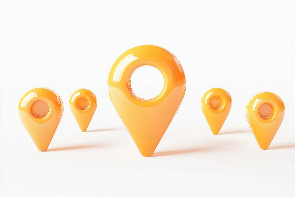 Location pin illustration glossy design.