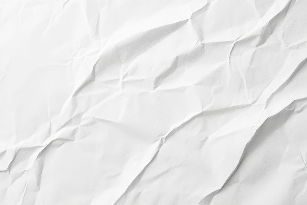 Plain white paper texture background crumpled design accessories.