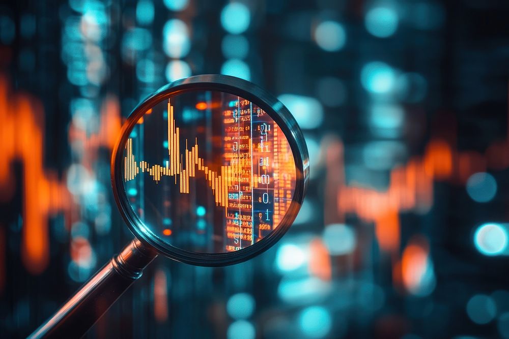 Real magnifying glass graph data transportation.