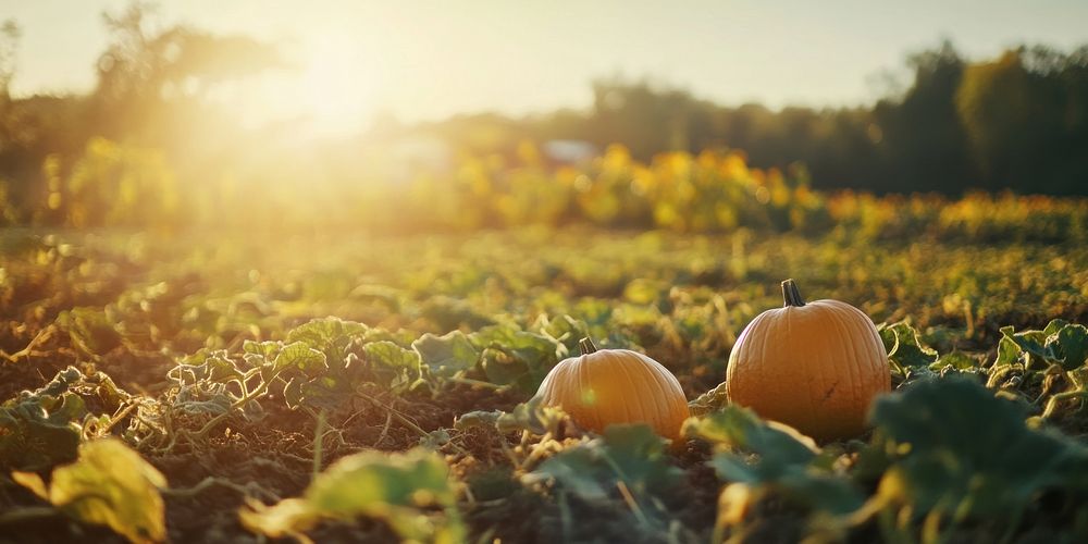 Real pumpkins harvest field nature.