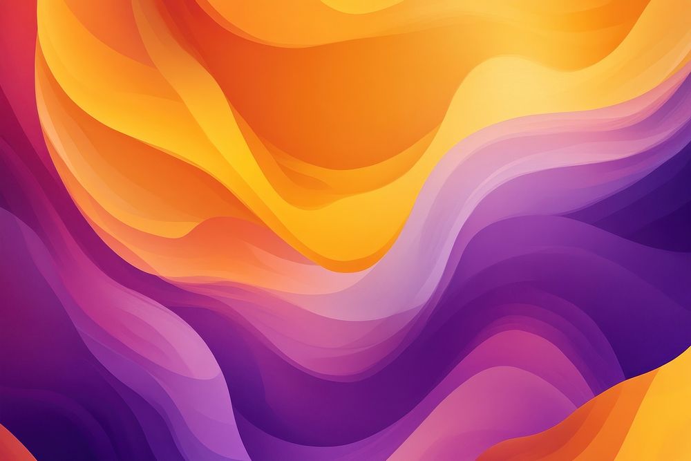 Abstract design featuring vibrant gradients art purple shapes.