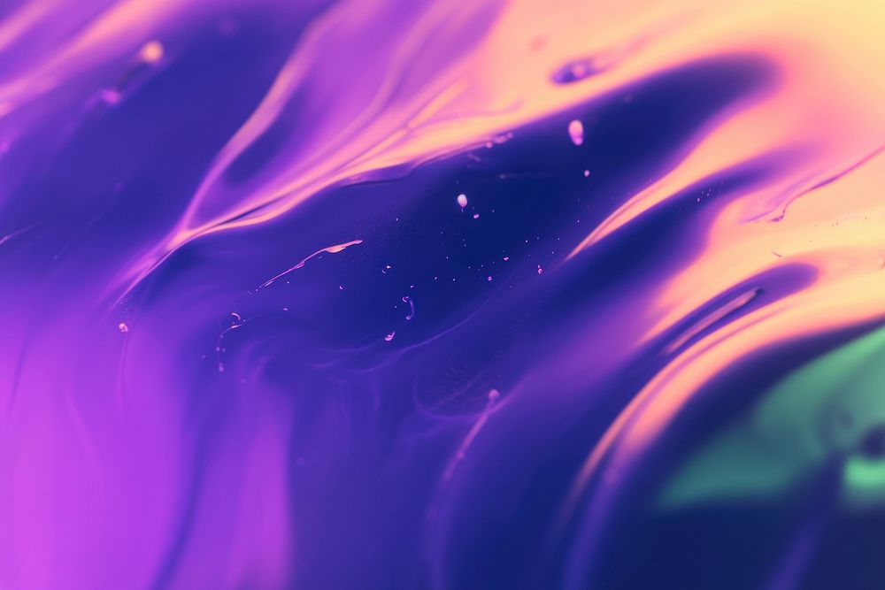 Blur melting vibrant gradient purple art accessories.